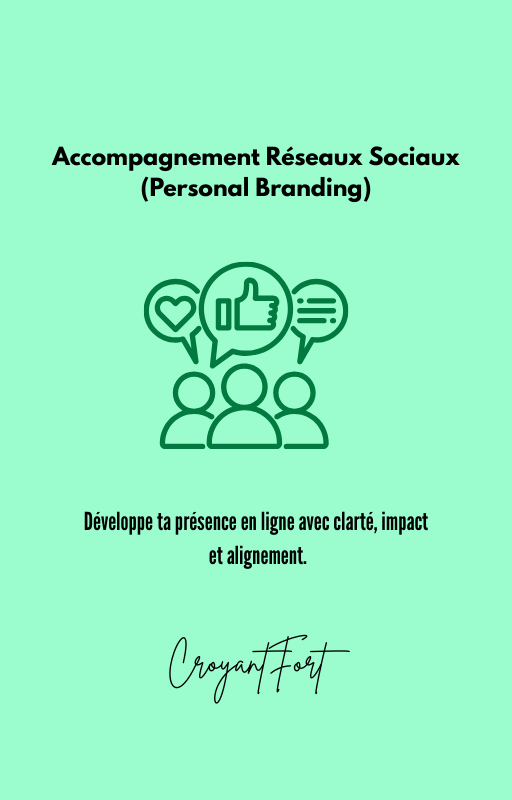 Accompagnement Réseaux Sociaux (Personal Branding) 🚀